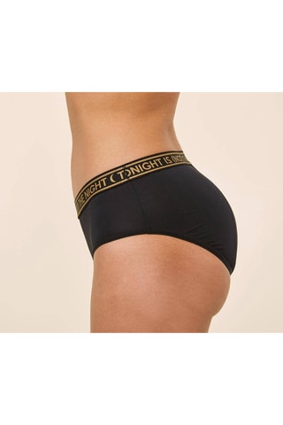 Culotte menstruelle en fibres de bambou - Flux normal à abondant - Noir - Léger - Sisters Republic