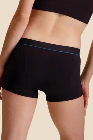 Panty menstruel en coton biologique - Flux modéré à intense - Noir - Abondant - Sisters Republic