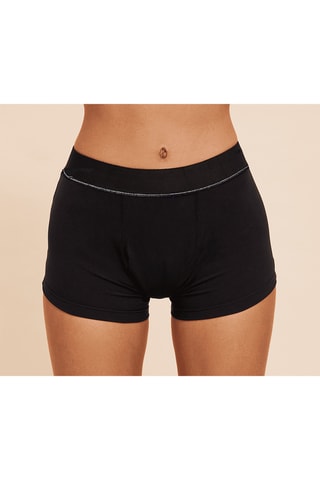 Panty menstruel en coton biologique - Flux important - Noir - Abondant - Sisters Republic