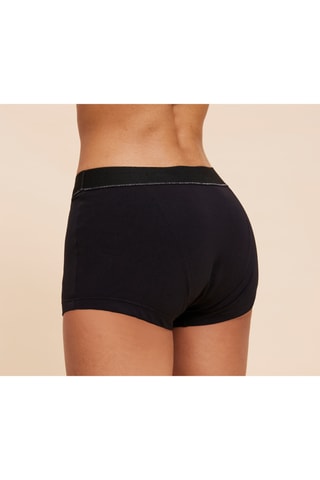 Panty menstruel en coton biologique - Flux important -  Noir - Moyen - Sisters Republic