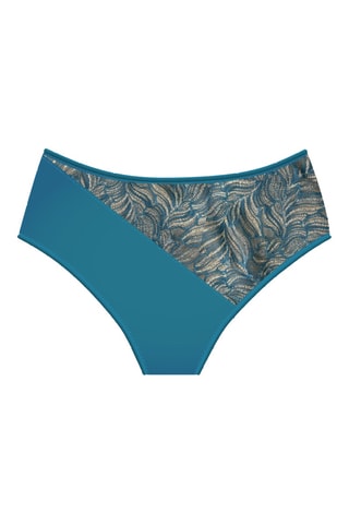 Culotte menstruelle en coton biologique - Flux important - Bleu - Très abondant - Rejeanne
