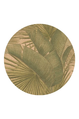 Tapis en vinyle Tropical Vert et beige
