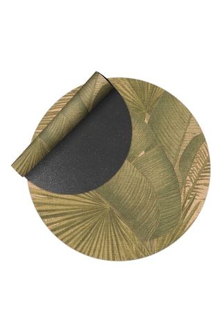 Tapis en vinyle Tropical Vert et beige