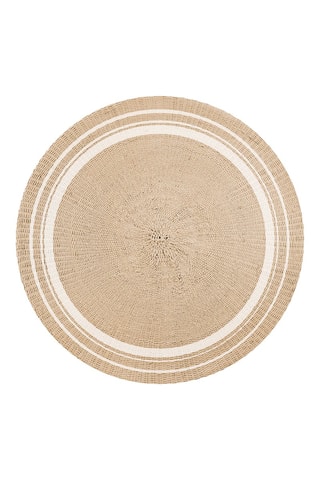 Tappeto in vinile Bangkok 2 - Beige e bianco