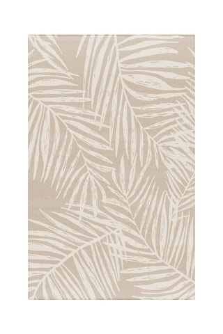 Tappeto in vinile Hojas - Beige
