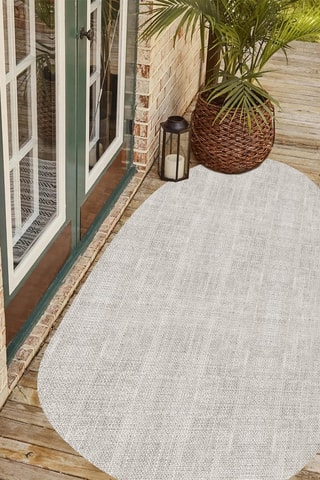 Tappeto in vinile Forma Textura Raffia  - Grigio