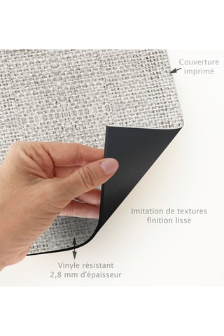 Tappeto in vinile Forma Textura Raffia  - Grigio