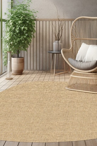 Tappeto in vinile Forma Fibra Natural - Beige