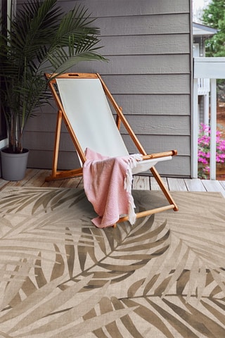 Tapis en vinyle Natural palmeras sepia - Beige