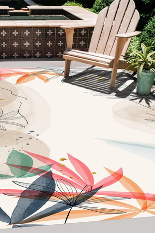 Tapis en vinyle Jardín Osaka Beige