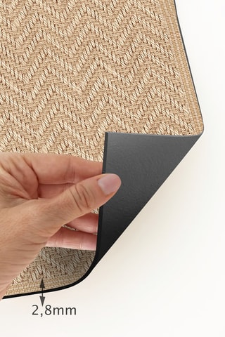 Tapis en vinyle Christopher - Beige