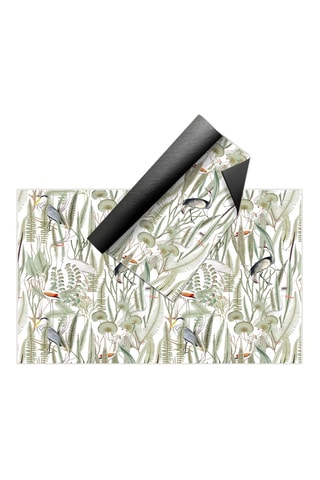 Tapis Aves en el paraíso - Vert