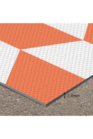 Tapis Hexa Terracotta - Terre cuite