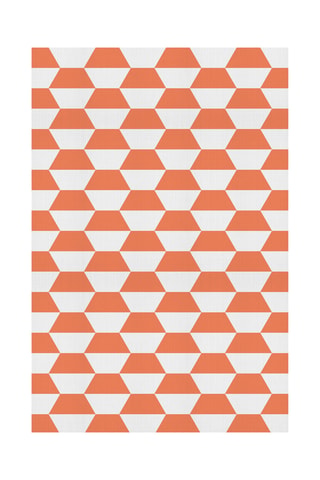 Tapis Hexa Terracotta - Terre cuite