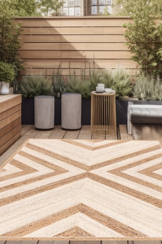 Tapis Tahir Blanco - Beige