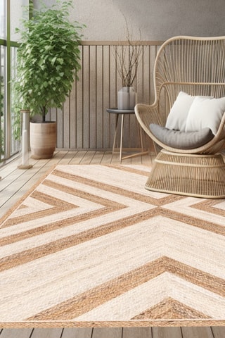 Tapis Tahir Blanco - Beige