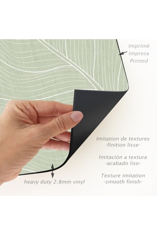 Tapis Hojas Verde - Vert