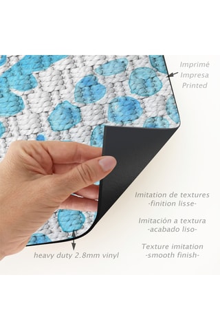 Tapis Aqua - Bleu