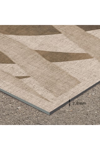 Tapis Natural Palmeras - Beige et marron