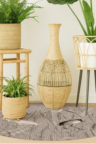 Tapis Pájaros Yute - Beige