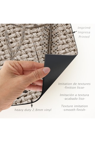 Tapis Pájaros Yute - Beige