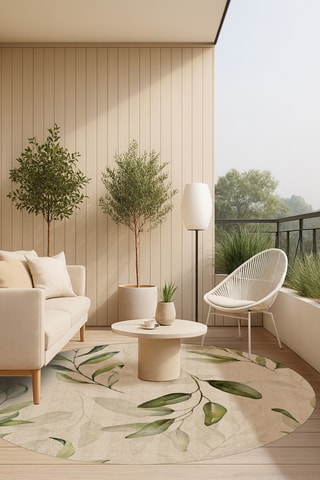 Tapis Jardín Francés - Beige