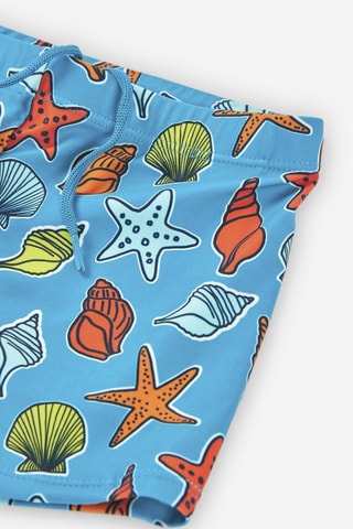 Costume parigamba - Azzurro - Blu, giallo e arancione
