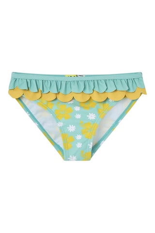 Slip bikini - Verde chiaro - Blu, verde e giallo