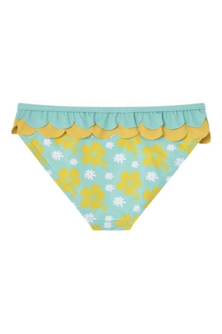 Slip bikini - Verde chiaro - Blu, verde e giallo
