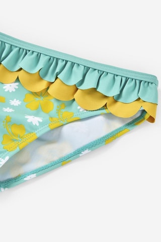 Slip bikini - Verde chiaro - Blu, verde e giallo
