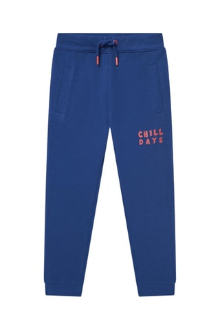 Pantaloni sportivi in pile - Blu scuro - Blu