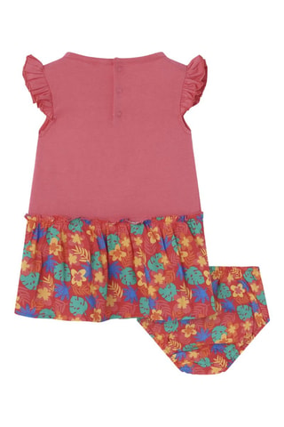 Abito e bloomer - Rosa - Rosso, verde e rosa