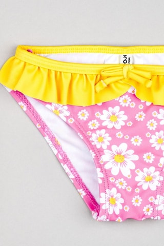 Slip bikini - Giallo - Giallo e rosa