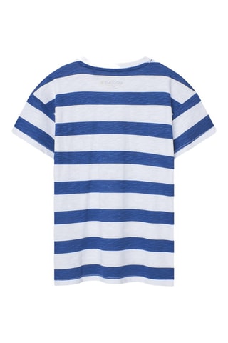T-shirt - Bianco - Bianco e blu