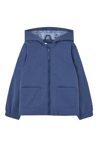 Giacca con cappuccio - Navy - Blu