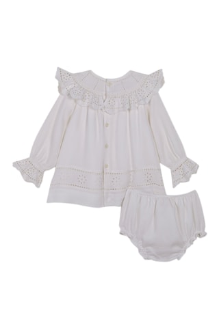 Blusa e bloomer - Bianco