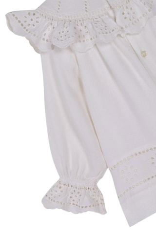Blusa e bloomer - Bianco