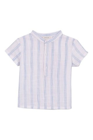 Camicia - Bianco e blu