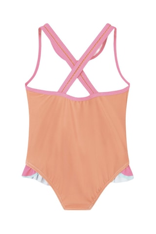 Costume intero - Arancione - Arancione e rosa