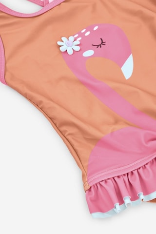 Costume intero - Arancione - Arancione e rosa