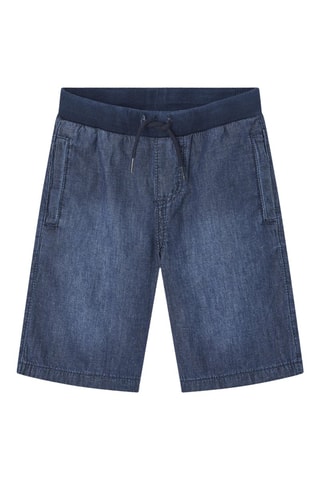 Shorts in jeans - Navy - Blu