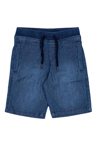 Shorts in jeans - Navy - Blu