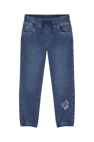 Jeans in pile - Blu - Bianco e blu