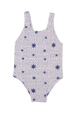 Costume intero - Bianco e blu