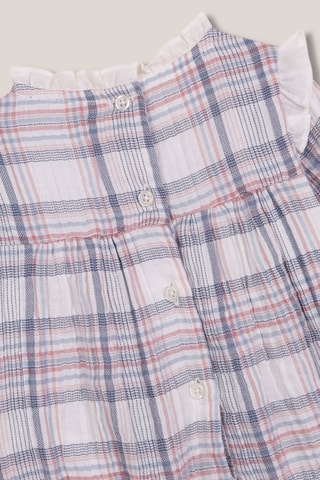 Camicia a body - Bianco e viola