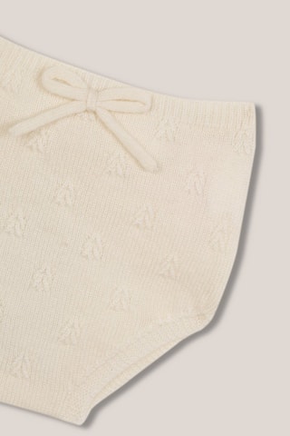 Bloomer in lana e cashmere. - Bianco