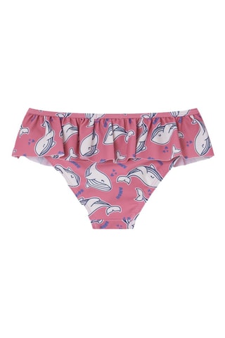 Slip bikini - Rosa - Bianco, blu e rosa