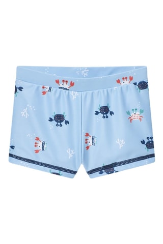 Costume parigamba - Celeste - Bianco, rosso e blu