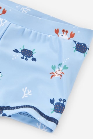 Costume parigamba - Celeste - Bianco, rosso e blu