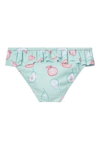 Slip bikini - Verde chiaro - Rosso, verde e rosa